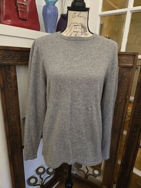 Country Shop Cashmeres Grey Sweater, Sz XL